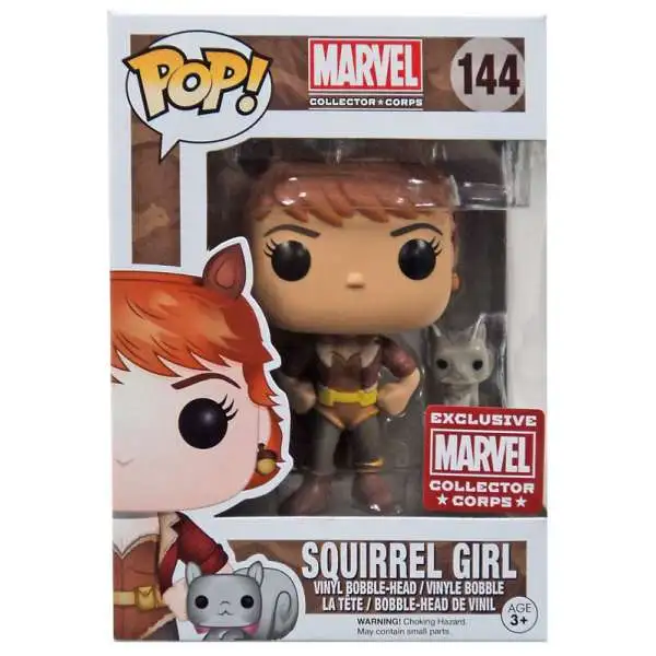 Funko POP! Marvel Squirrel Girl Exclusive Vinyl Bobble Head #144 [Damaged Package]