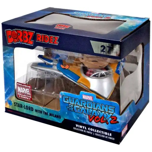 Funko Marvel Guardians of the Galaxy Vol. 2 Dorbz Ridez Star-Lord with the Milano Exclusive Vinyl Figure #27