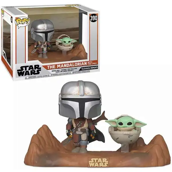 Funko The Mandalorian POP! Star Wars Mandalorian & The Child Vinyl Figure #390 [Baby Yoda / Grogu]