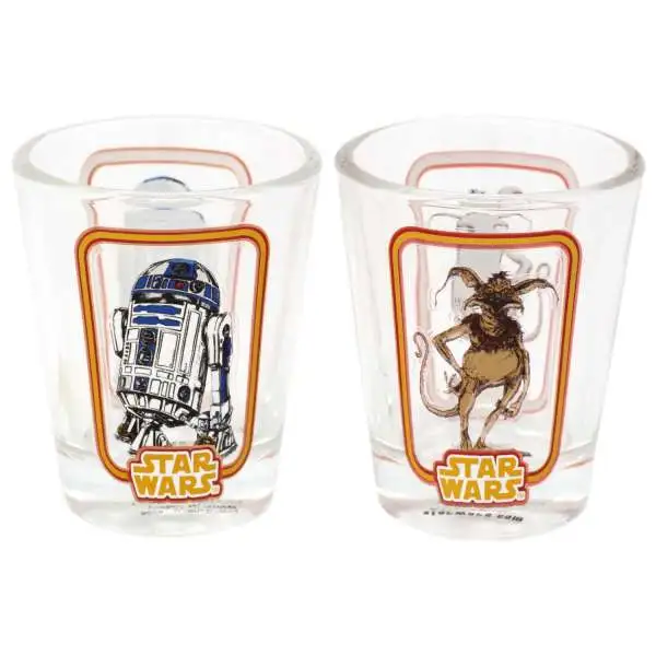 Funko Star Wars R2-D2 & Salacious B. Crumb Exclusive Set of 2 Toothpick Holder / Shot Glass [Jabba's Skiff]
