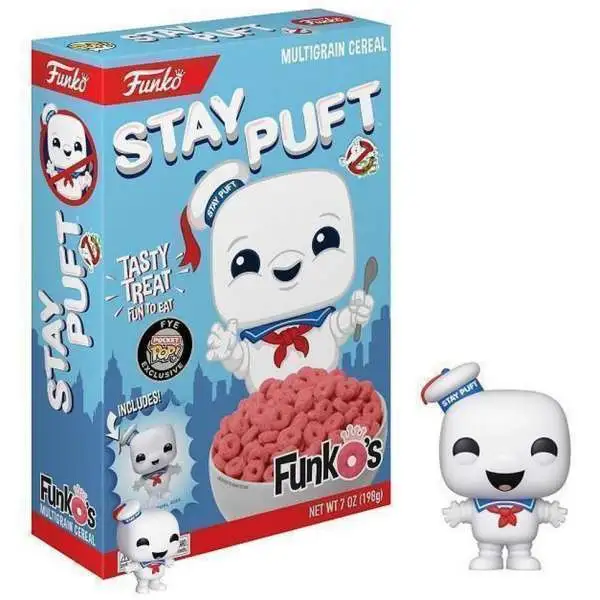 FunkO's Ghostbusters Stay Puft Exclusive 7 Ounce Breakfast Cereal