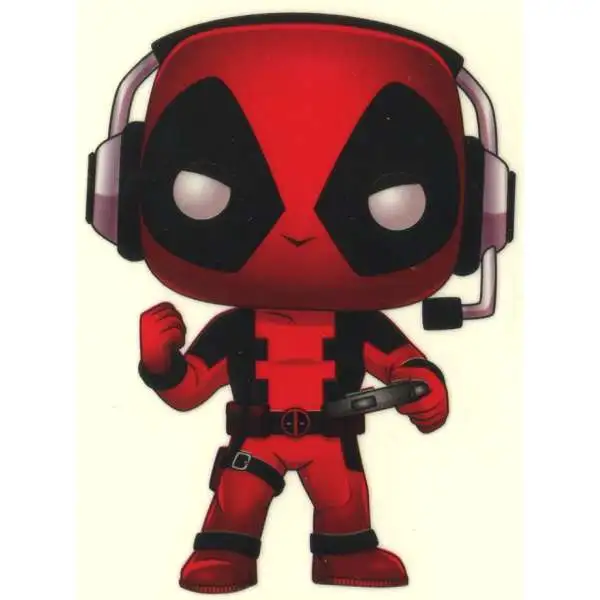 Funko Marvel Deadpool Exclusive Sticker [Gamer, Glow-in-the-Dark]