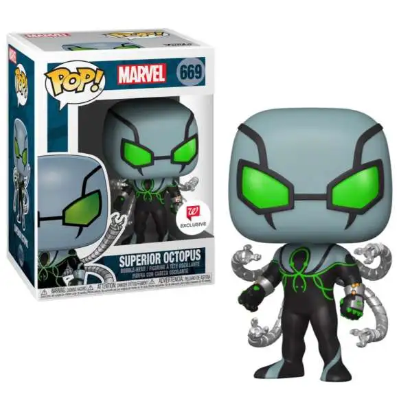 Funko Spider-Man POP! Marvel Superior Octopus Exclusive Vinyl Bobble Head #669