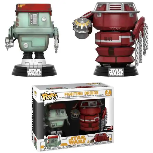 Funko Solo POP! Star Wars Fighting Droids Exclusive Vinyl Bobble Head 2-Pack