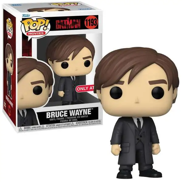 Funko DC Comics The Batman POP! Movies Bruce Wayne Exclusive Vinyl Figure #1193 [Damaged Package]