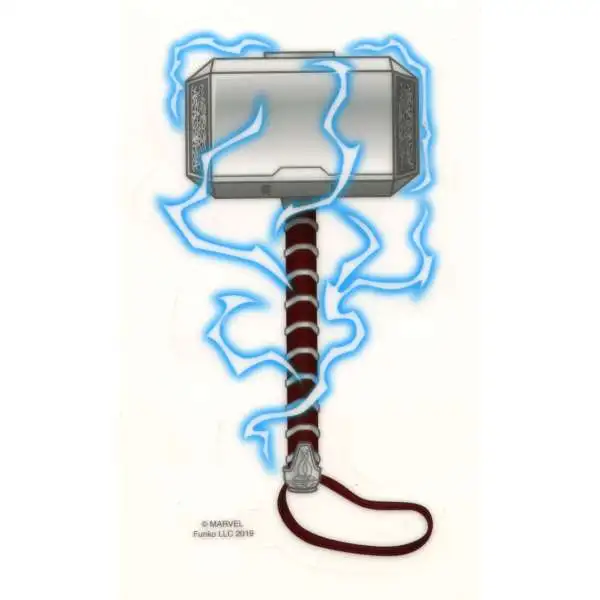 Funko Marvel Thor's Hammer Exclusive 3-Inch Sticker [Glow-in-the-Dark]