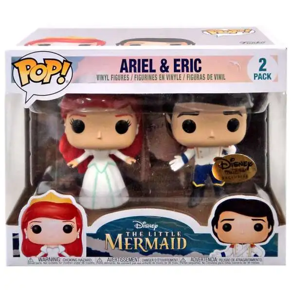 Funko The Little Mermaid POP! Disney Ariel & Eric Exclusive Vinyl Figure 2-Pack [Ever After Castle]