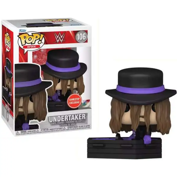 Funko WWE Wrestling POP! WWE Undertaker Exclusive Vinyl Figure #106 [Rising Out of Coffin]