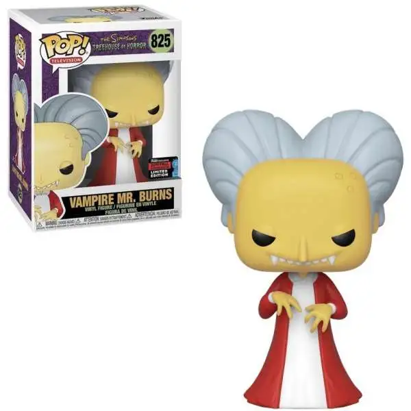 Funko The Simpsons Treehouse of Horror POP! Television Vampire Mr. Burns Exclusive Vinyl Figure #825