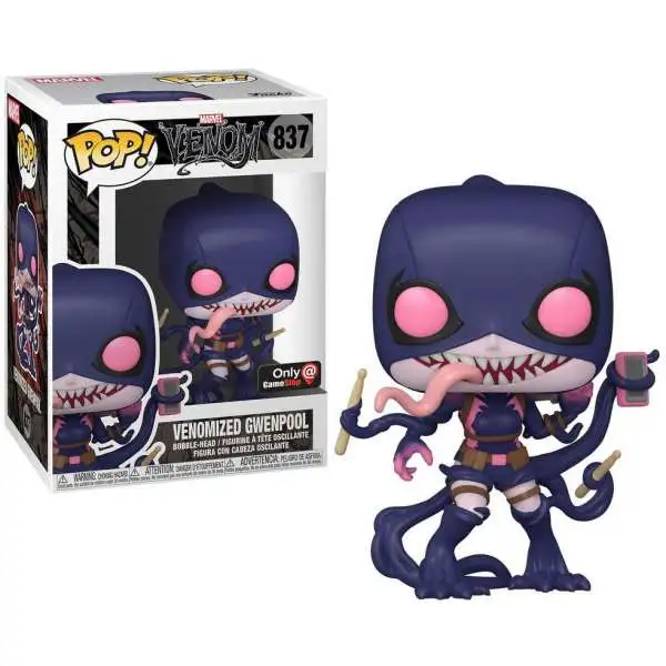 Funko POP! Marvel Venomized Gwenpool Exclusive Vinyl Bobble Head #837