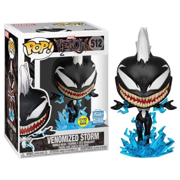 Funko POP! Marvel Venomized Storm Exclusive Vinyl Figure #512 [Glow-in-the-Dark]