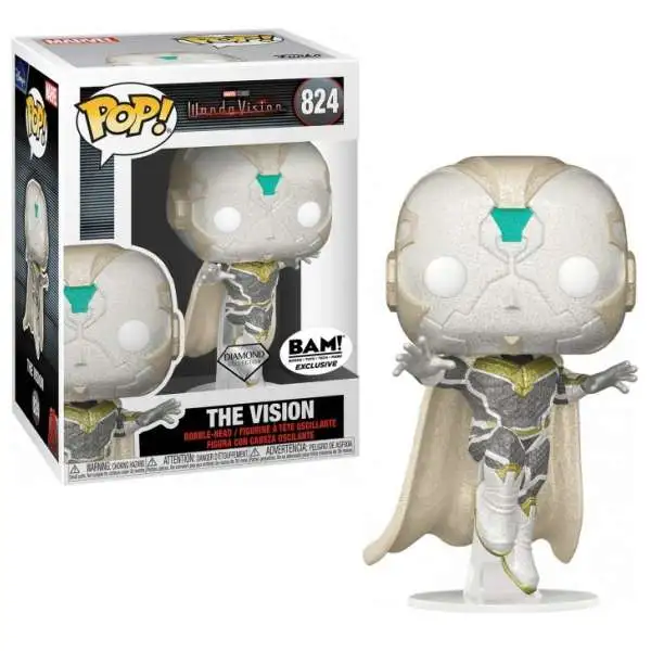 Funko WandaVision POP! Marvel The Vision Exclusive Vinyl Figure [Diamond Collection]