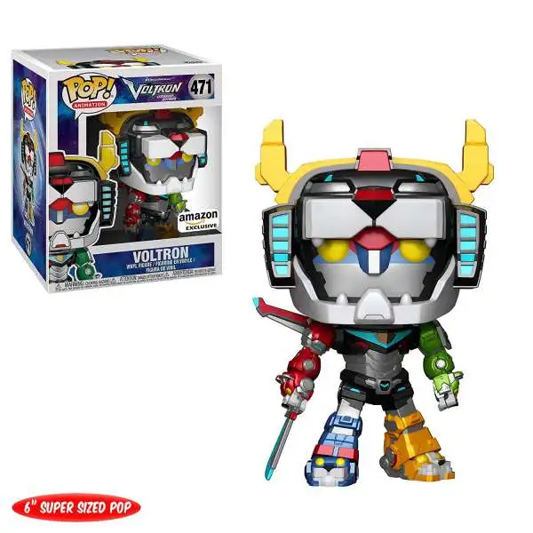 Funko POP! Animation Voltron 6-Inch Vinyl Figure #471 [Super-Sized, Regular, Damaged Package]