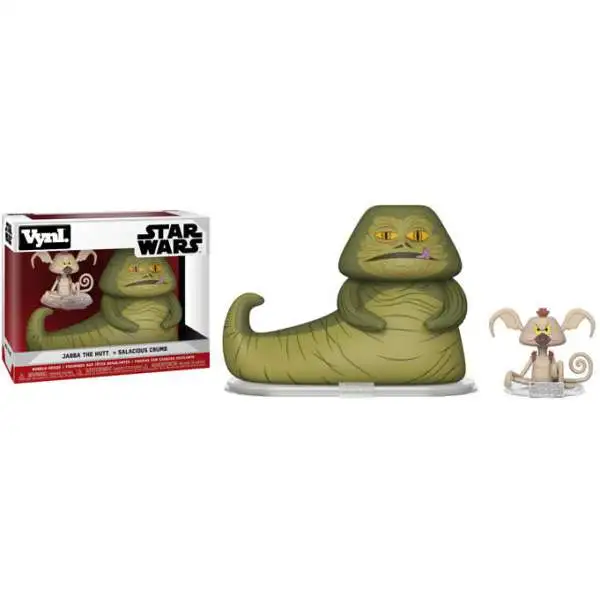 Funko Star Wars Vynl. Jabba the Hutt & Salacious B. Crumb Vinyl Figure 2-Pack