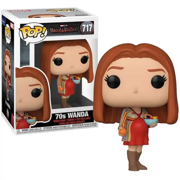 Funko WandaVision POP! Marvel 70's Wanda Vinyl Figure #717 [Damaged Package]