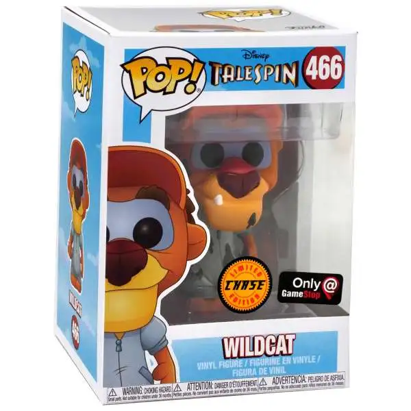 Funko TaleSpin POP! Disney Wildcat Exclusive Vinyl Figure #466 [Oil Stains, Chase Version]