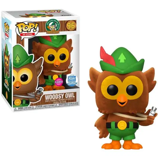 Funko POP! Ad Icons Woodsy Owl Exclusive Vinyl Figure #96 [Flocked]