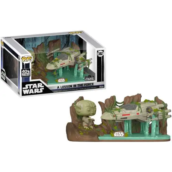 Funko The Empire Strikes Back POP! Star Wars A Lesson in the Force Exclusive Deluxe Vinyl Figure #382 [Yoda & X-Wing in Swamp!]