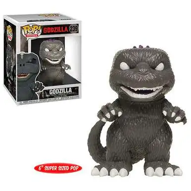 Funko POP! Movies Godzilla Exclusive 6-Inch Vinyl Figure #239 [Black & White, Super-Sized, Loose]