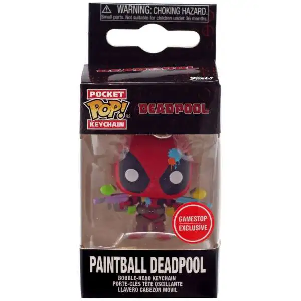 Funko Marvel Pocket POP! Paintball Deadpool Exclusive Keychain