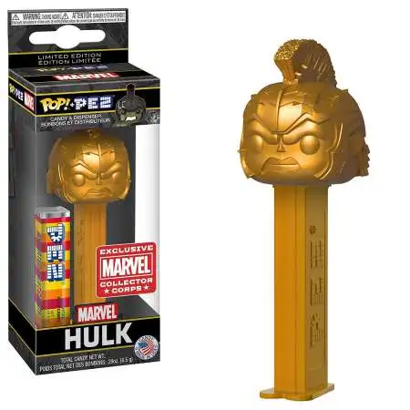 Funko Marvel POP! PEZ Hulk Exclusive Candy Dispenser [Gold, Marvel Studios 10 Box]