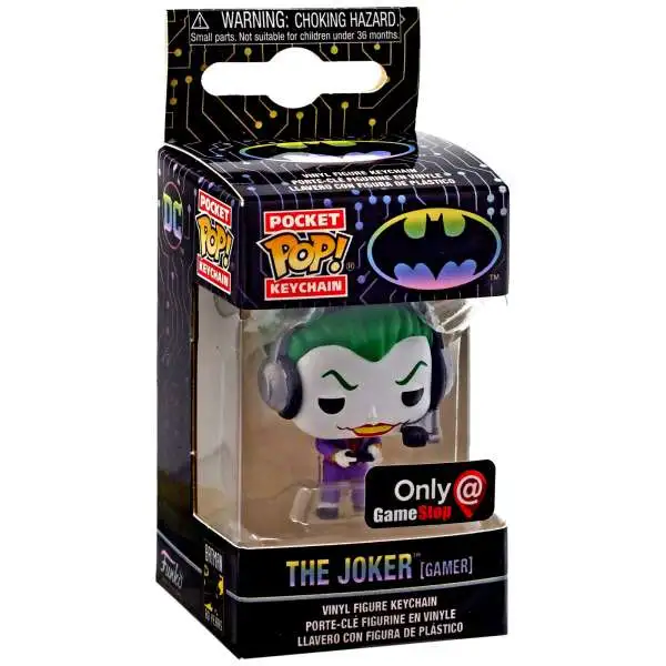 Funko DC Batman 80th Pocket POP! The Joker Exclusive Keychain [Gamer]
