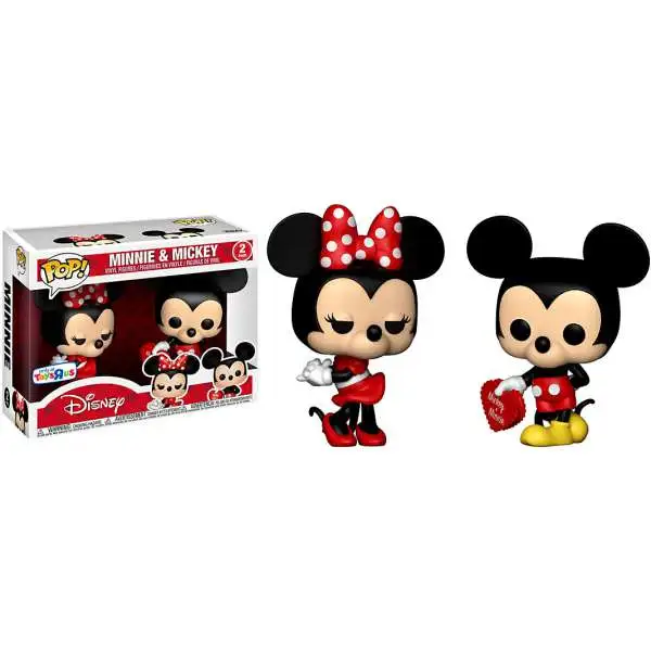 Funko Disney POP Disney Minnie Mickey Exclusive Mini Figure 2-Pack