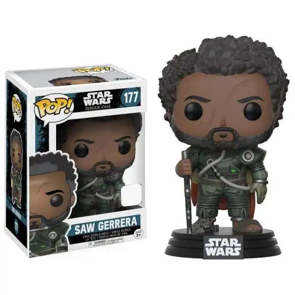 Funko Rogue One POP! Star Wars Saw Gerrera Exclusive Vinyl Bobble Head #177 [Damaged Package]