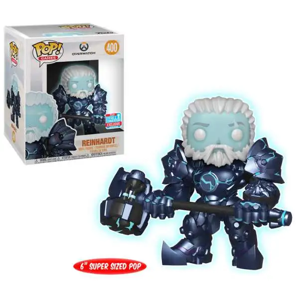 Funko Overwatch POP! Games Reinhardt Exclusive 6-Inch Vinyl Figure #400 [Coldhardt, Super-Sized]