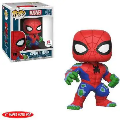 Funko Spider-Man Into the SpiderVerse POP! Marvel Spider-Hulk Exclusive 6-Inch Vinyl Bobble Head #374 [Super-Sized]