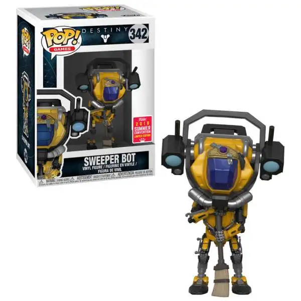 Funko Destiny POP! Games Sweeper Bot Exclusive Vinyl Figure #342