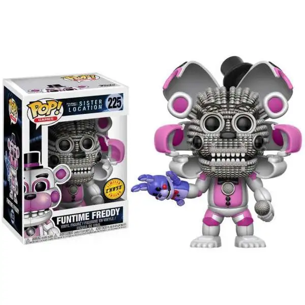 Funko Five Nights at Freddy's Sister Location POP! Games Funtime Freddy Vinyl Figure #225 [Open Face Chase Version]