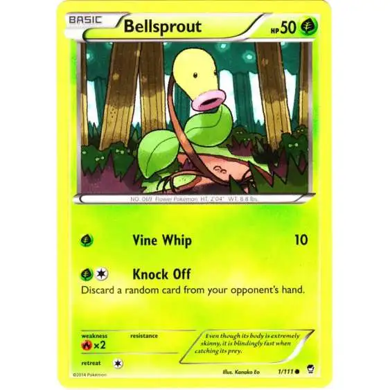 Pokemon X & Y Furious Fists Common Bellsprout #1