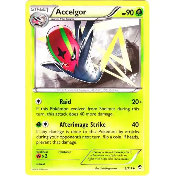 Pokemon X & Y Furious Fists Uncommon Accelgor #9