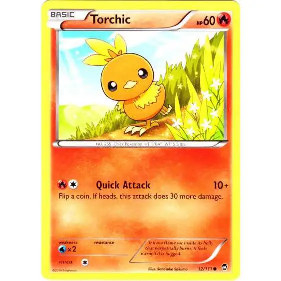 Pokemon X & Y Furious Fists Common Torchic #12
