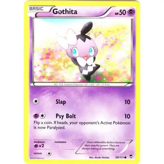 Pokemon X & Y Furious Fists Common Gothita #39