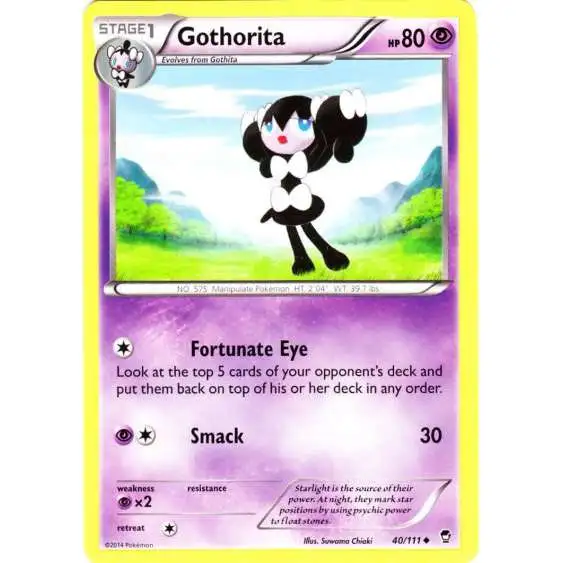 Pokemon X & Y Furious Fists Uncommon Gothorita #40