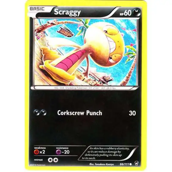 Pokemon X & Y Furious Fists Common Scraggy #66