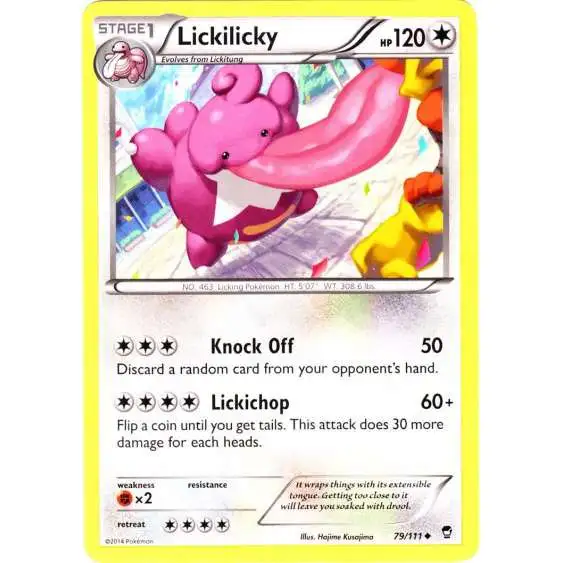 Pokemon X & Y Furious Fists Uncommon Lickilicky #79