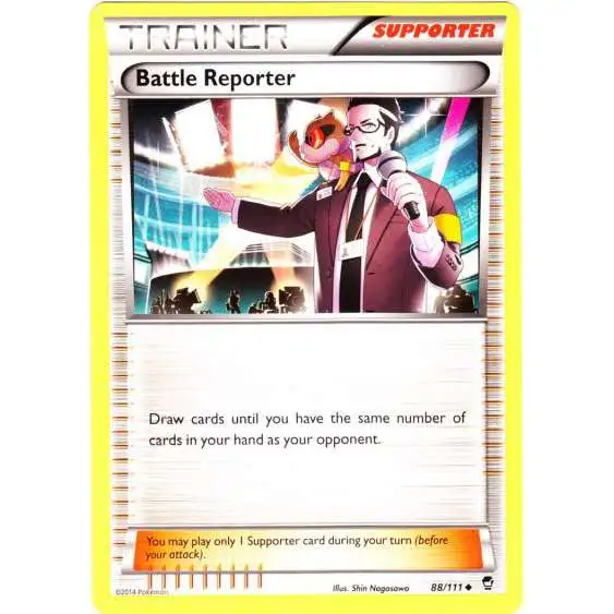 Pokemon X & Y Furious Fists Uncommon Battle Reporter #88