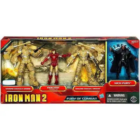 Iron Man 2 Fury of Combat Exclusive Action Figure 4-Pack