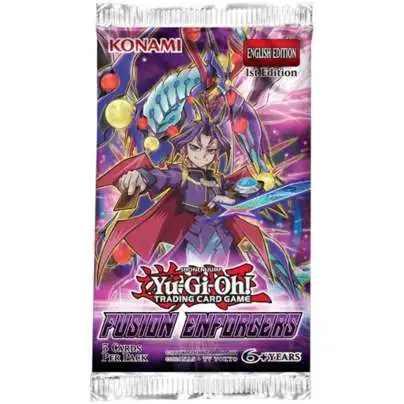 YuGiOh Fusion Enforcers Booster Pack [5 Cards]