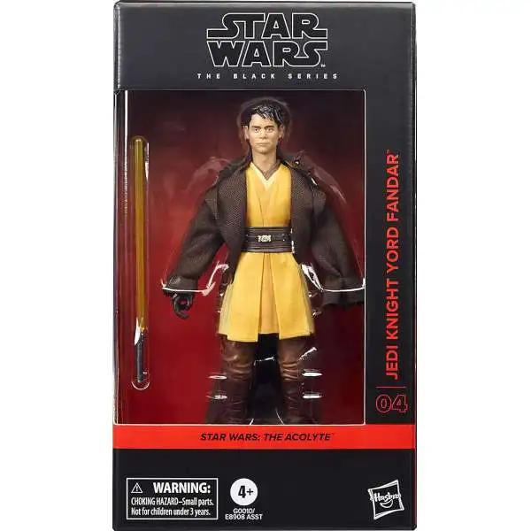 Star Wars The Acolyte Black Series Jedi Knight Yord Fandar Action Figure