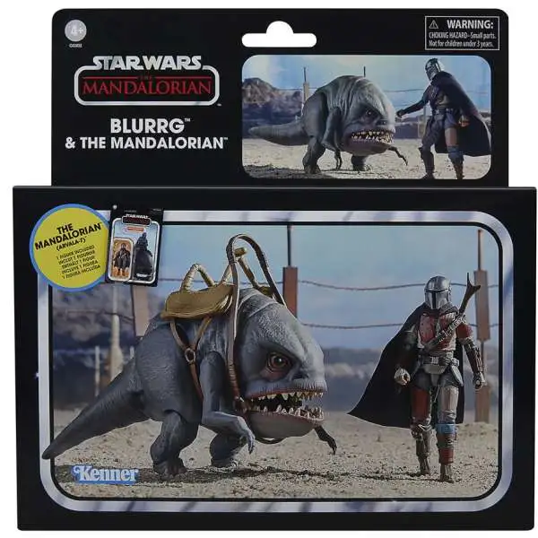 Star Wars Vintage Collection Blurrg & The Mandalorian Action Figure