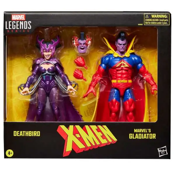 X-Men Marvel Legends Deathbird & Marvel's Gladiator Action Figure 2-Pack (Pre-Order ships September)