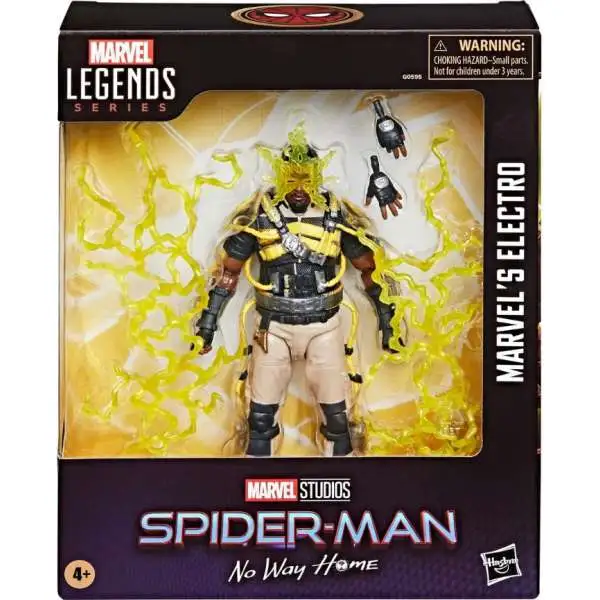 Spider-Man No Way Home Marvel Legends Electro Action Figure