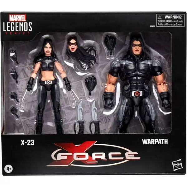X-Force Marvel Legends Warpath & X-23 Action Figure 2-Pack