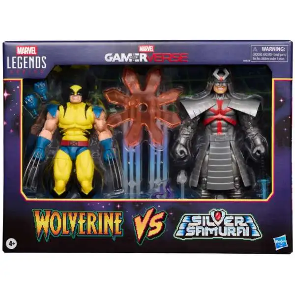 Gamerverse Marvel Legends Wolverine vs. Silver Samurai Action Figure 2-Pack