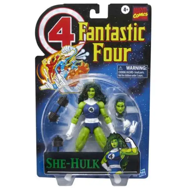 Marvel Fantastic Four Retro She Hulk Action Figure
