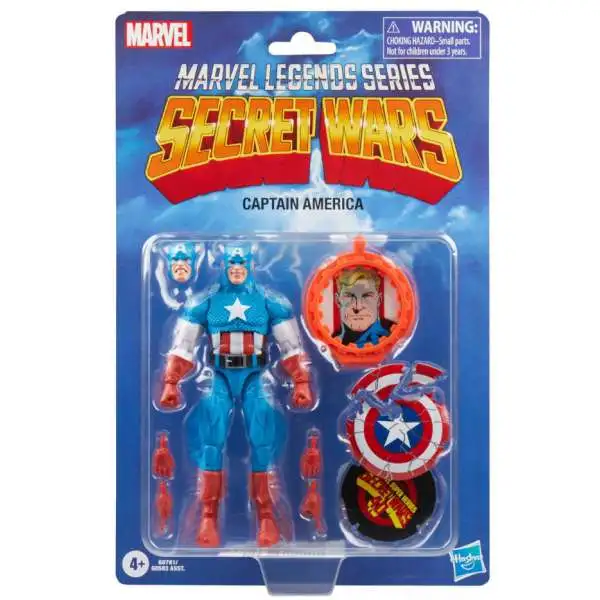 Secret Wars Marvel Legends Captain America Action Figure [Damaged Package]
